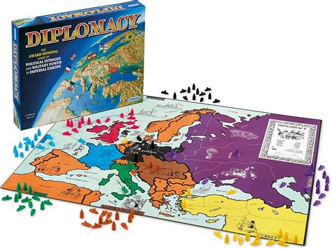 Diplomacy: Ein komplexes Strategiespiel der Diplomatie und Intrigen!